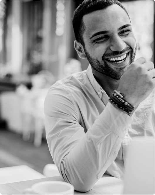 happy man