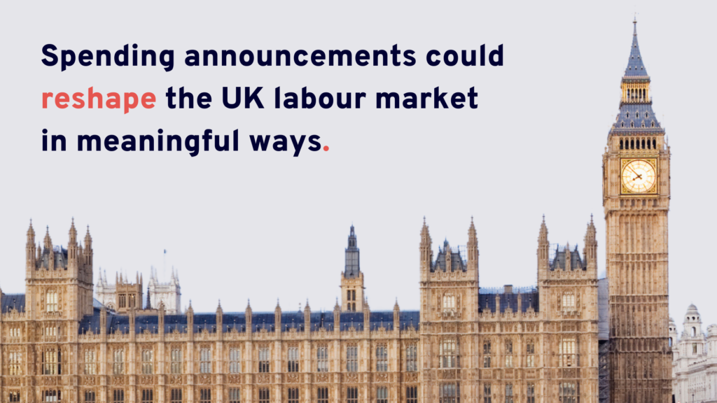 Spring Statement 2025: Spending announcements could reshape the UK labour market in meaningful ways. 